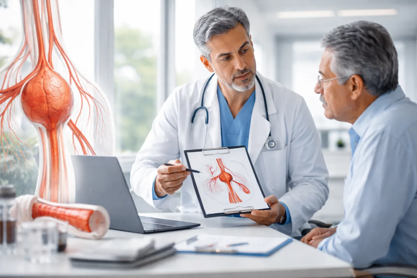 ¿Qué médico trata embolia arterial?